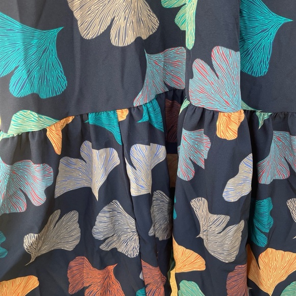 SHEIN Black Maxi dress with Multicolor Abstract Print size XS - Picture 5 of 5